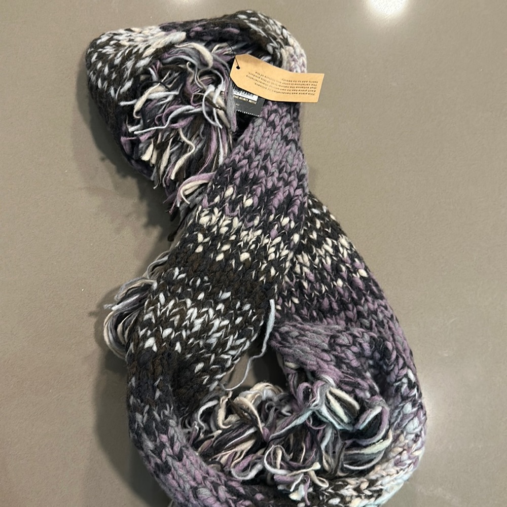 Frye Chunky Degrade Infinity Muffle Scarf Violet